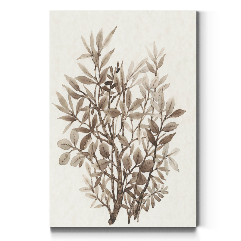 Reproduction d’art sur toile tendue « Leaf arrangement IV », H 36 po x l 24 po x P 1 po