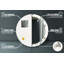 Huldar Glass Flat Wall Mirror