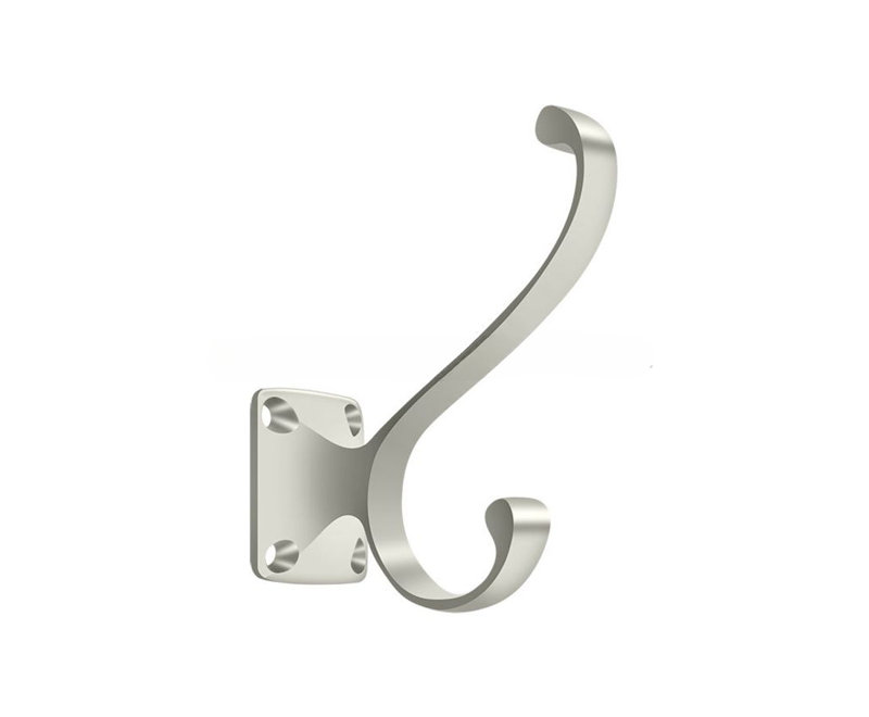 Deltana CAHH35U14 Heavy Duty, Coat and Hat Hook, Bright Nickel Finish, Polished Nickel