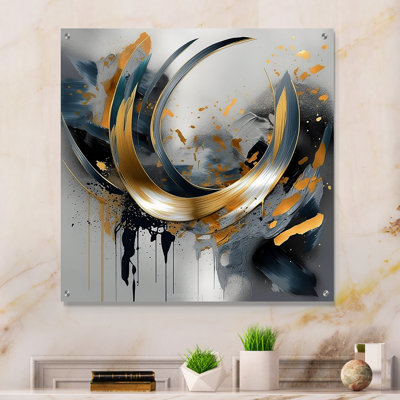 Hartz  Abstract Marble Acrylic Wall Art