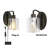 Glass Armed Sconce