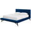 Grand lit plateforme tapissier en tissu touffeté Julia-1680872619