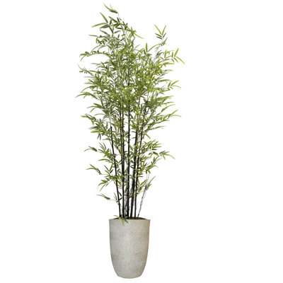 88'' Faux Bamboo Tree in Fiberstone Planter
