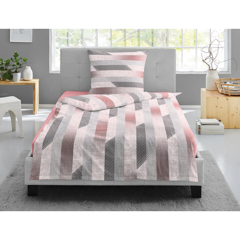 Nubis Duvet Cover Set, 155 x 220cm Duvet Cover + 1 Pillowcase , Pebbles