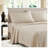 -Piece Full Bedding Sets, Polyester Microfiber Modern Gray Set for Home