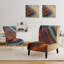 Fauteuil de chambre rembourré Mid-Century