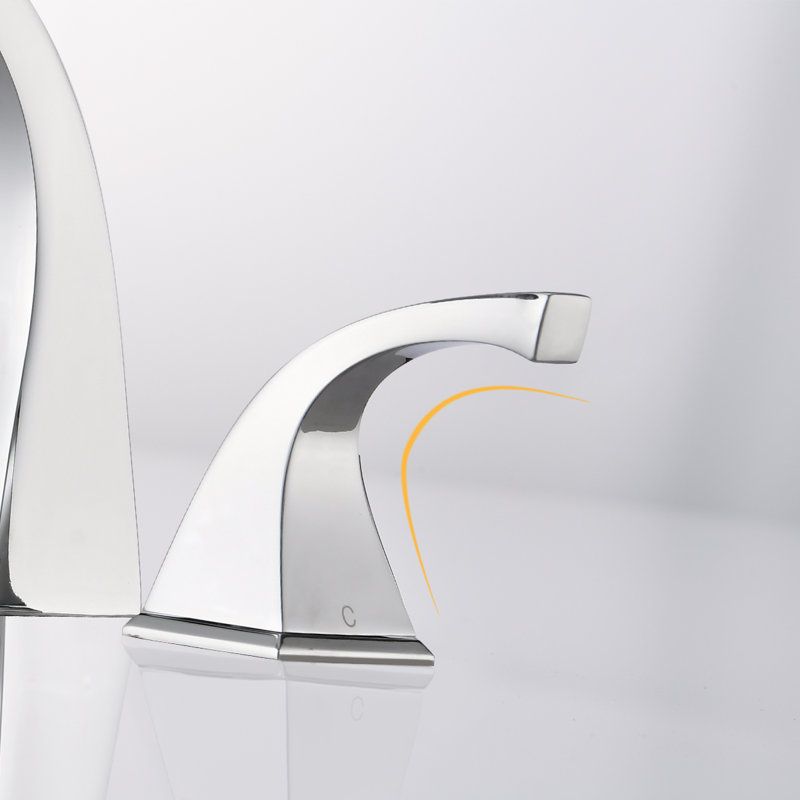 Widespread 2-handle Bathroom Faucet with Drain Assembly