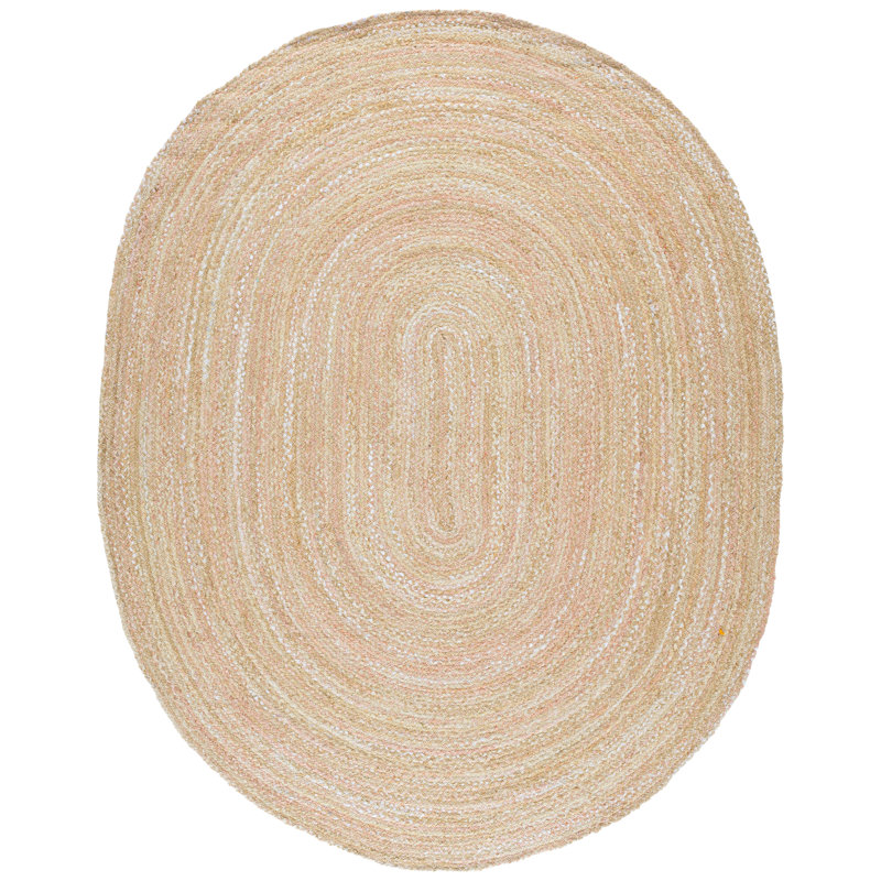Casen Hand Woven Cotton Rug, Oval 8' x 10'