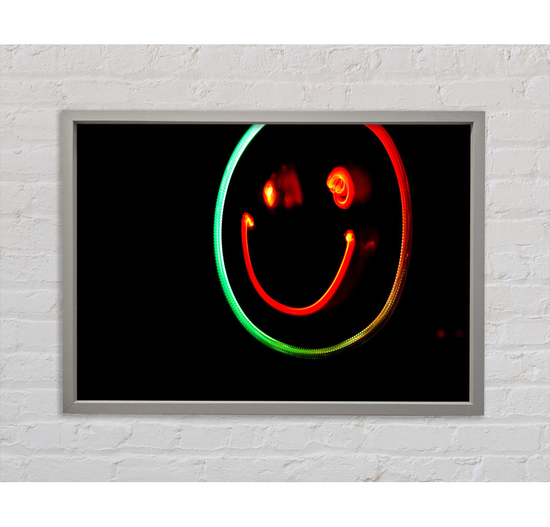 Smile Light - Einzelner Bilderrahmen Kunstdrucke auf Leinwand