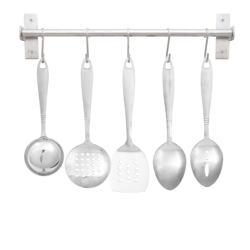 Lexi Home 5 Utensil Set, Stainless Steel