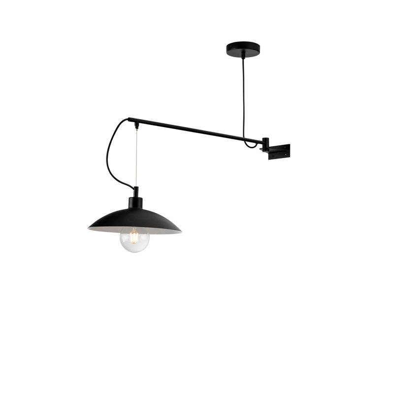 Cancio Aluminium (hammered) Barn Light, White, Black