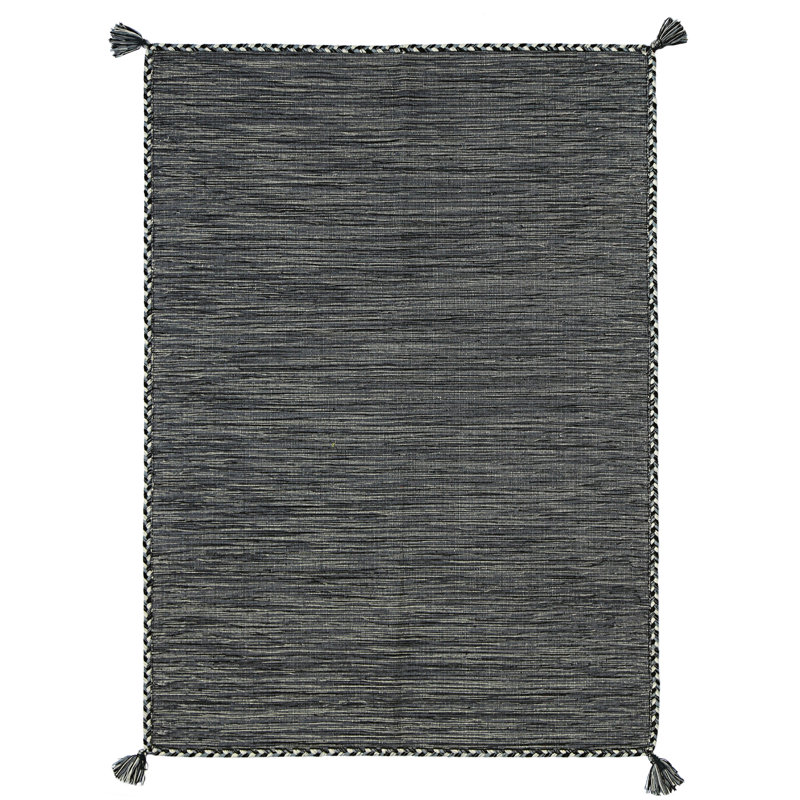 Lael Solid Colour Hand Woven Area Rug, Rectangle 160 x 230cm