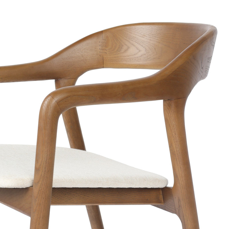 Amare Dining Armchair, Brown, Alcala Cream
