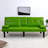 66.88" Pvc Multifunctional Foldable Sofa Bed With Cup Holder – Essential For Small Spaces-114248966