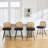 Upholstered Swivel Counter Stool With Rattan Backrest-1282506434-1282506435