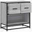 60cm W Metal Bedside Table-2140315958