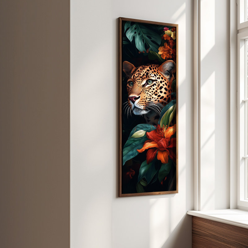 Elegant Decorative Framed MDF Painting, 15.7 x 47.2 x 0.1 inches | 100% MDF with 3 mm Thickness, 100% Pine Wood Frame | UV Printed Artwork for Home Decor, Living Room, Office, Modern Aesthetic