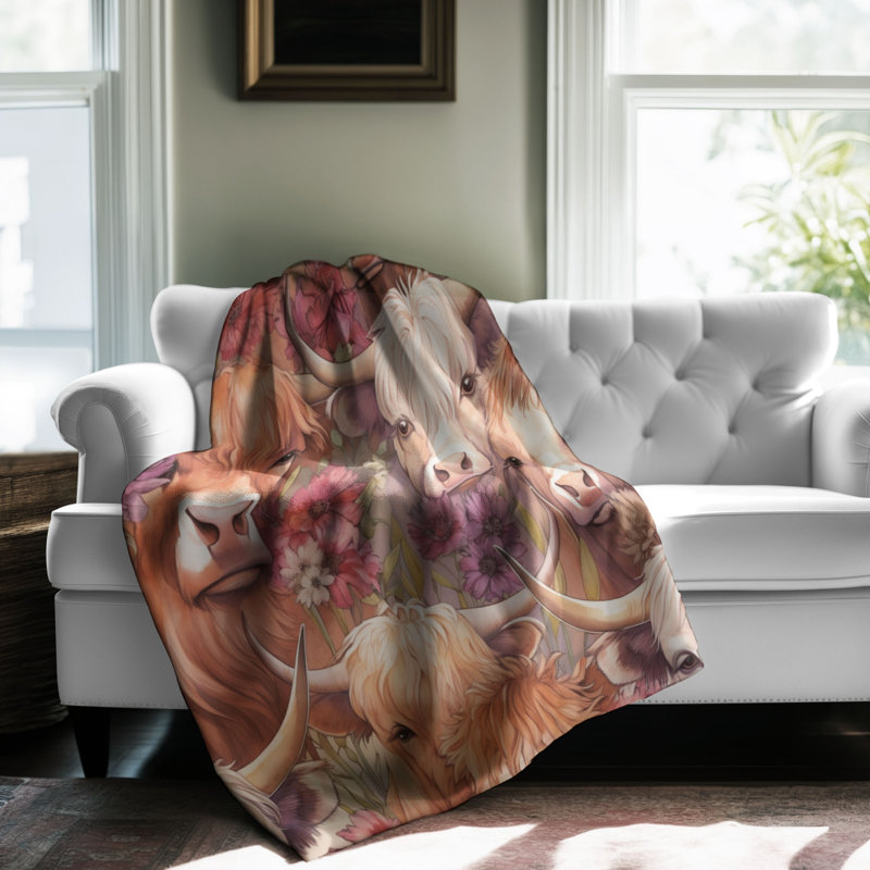  Couverture douce Gentle Highland, Grand lit