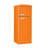 Classic Retro 7.5 Cu. Ft. Top Mount Refrigerator In Creamscicle Orange-121098176