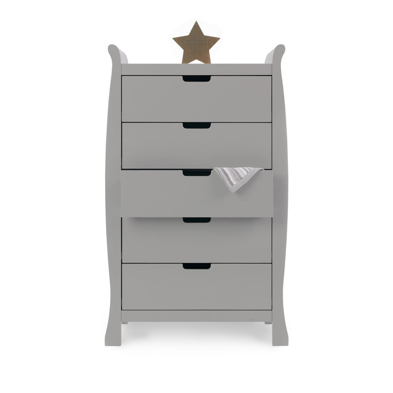 Stamford Tall Chest of Drawers, Warm Grey
