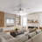 Modern Stainless Steel Silver Ceiling Fan-622825941