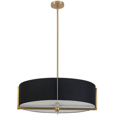 Luminaire suspendu incandescent 4 lumières Braidon