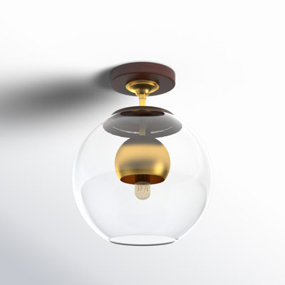 Cardi Glass Semi Flush Mount