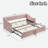 Upholstered Daybed With Pop Up Trundle-555575831