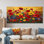 Vibrant Garden Of Wildflowers III - Floral Metal Wall Decor, Wildflowers Metal Print