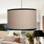 Marcine 18cm H Drum Pendant Shade ( Uno ) in Natural