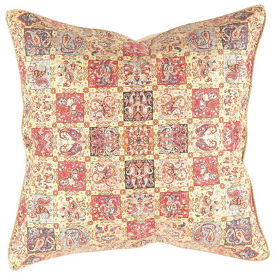 Oriental Square Pillow Cover & Insert