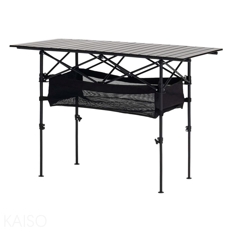 Table de camping pliante en aluminium