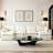 140" Modular Sectional Sofa,Modern Minimalist Upholstered Couches, Comfort U Shaped Sofa For Living Room,Deep Seat Corner Couch,No Assembly Required-710194887-710194885