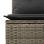 Ensemble de canapé de jardin en rotin PE gris 6 pièces Vidaxl