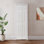 Porte de placard pliante en composite 24 po x 80 po 6 panneaux