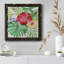 Fleurs tropicales - Peinture sur toile encadrée-1294675133-1294675135