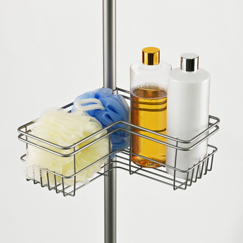 Serviteur de douche Padam Tension, Nickel satiné
