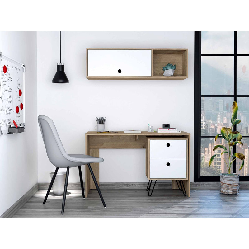 Bureau avec rehausse Draevyn