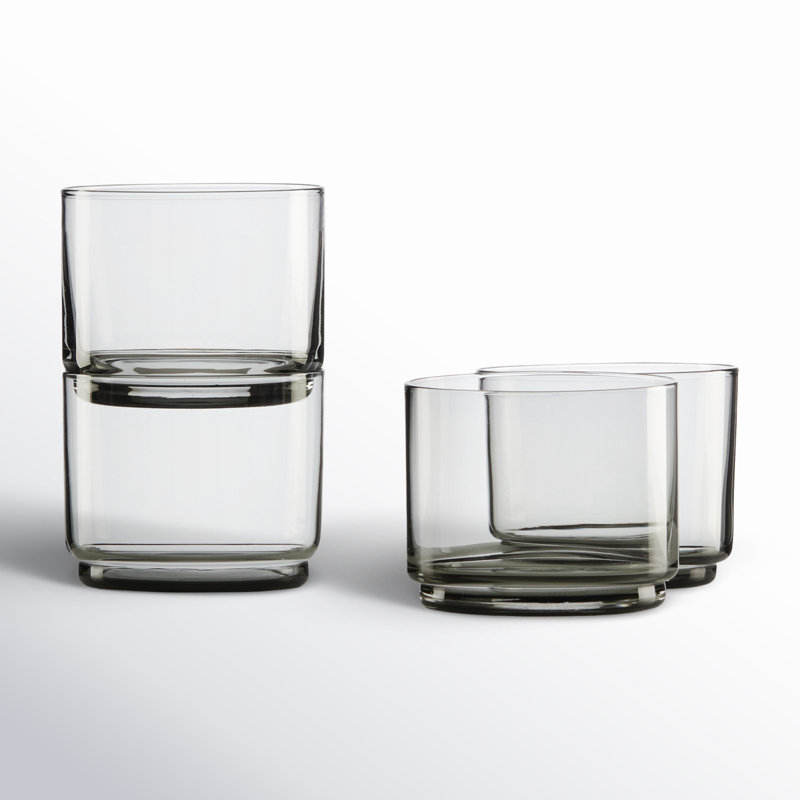 Tuscany Stackables Classics 4Pc Short Glasses, Clear