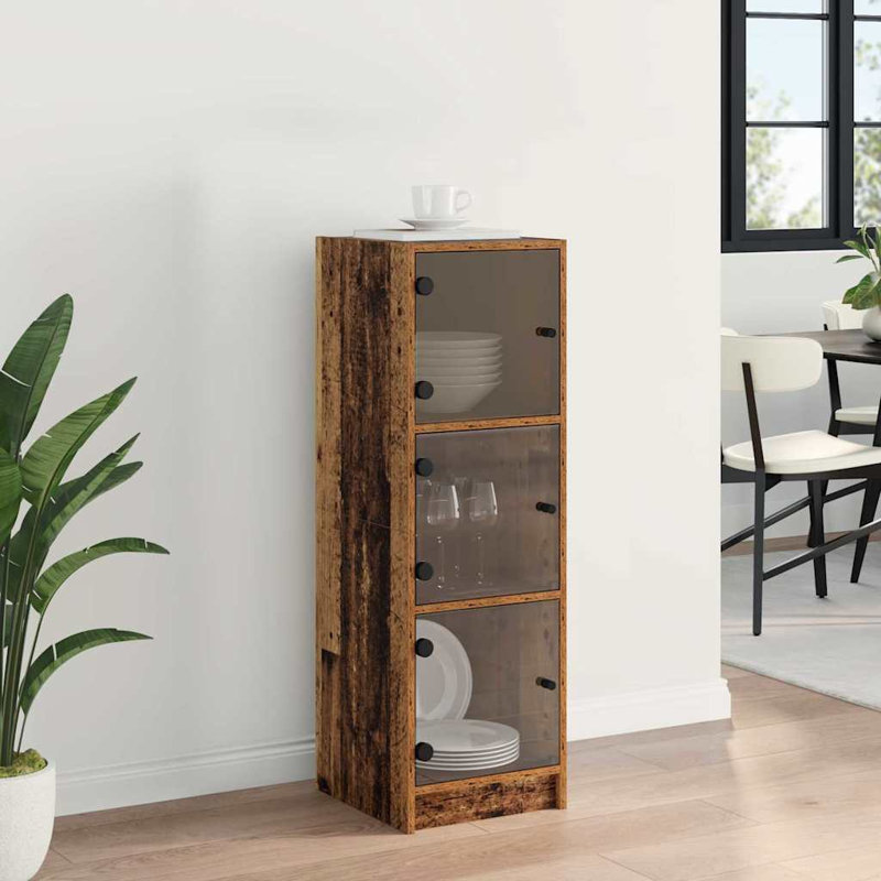  Highboard Artisan Oak 35 X 37 X 109 Cm Engineered Wood, Old Wood