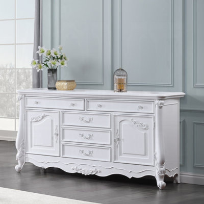 Commode ACME Latisha, finition blanche