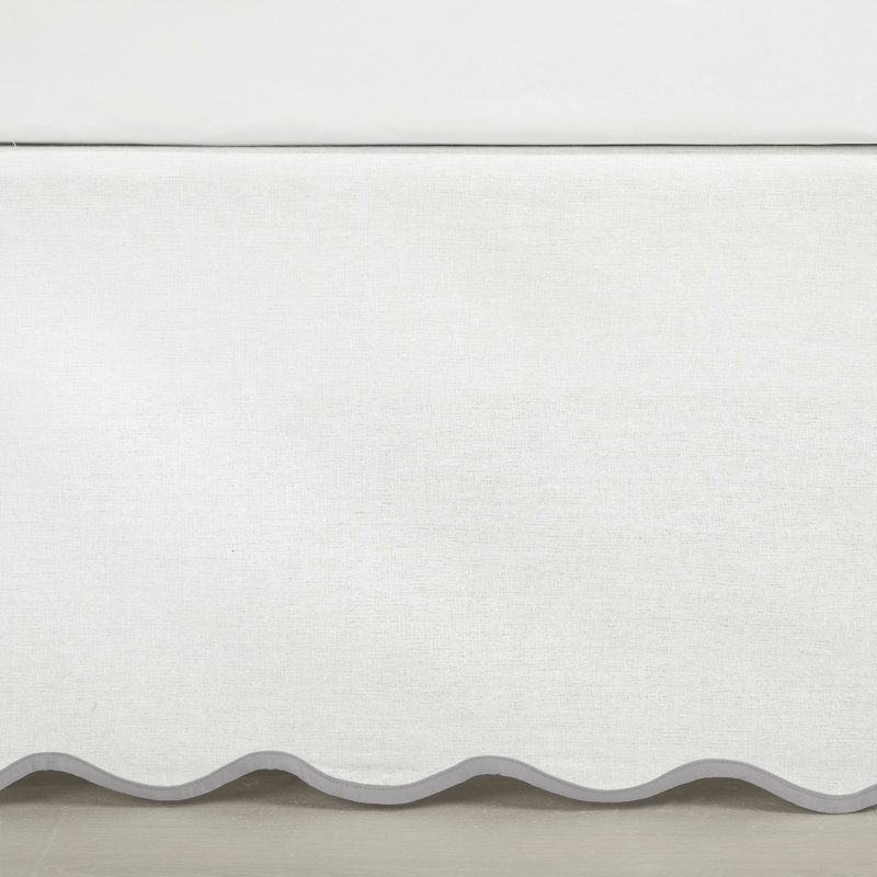 Jupe de lit Coastal Chic, Très grand, Gris