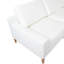 Canapé modulaire rembourré 3 pièces avec repose-pieds 3 pièces-130451924