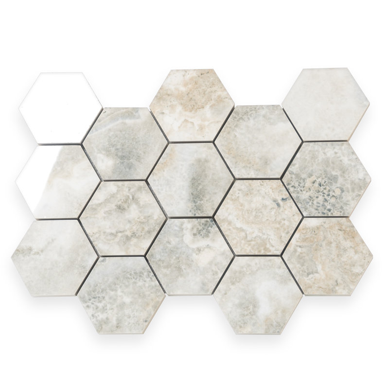 Splendor 8.86'' W x 12.8'' L Porcelain Tile Mosaic Sheet