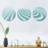 Fractal Rounded Blue 3D Waves " Fractal Rounded 3D Waves " 3 - Pieces