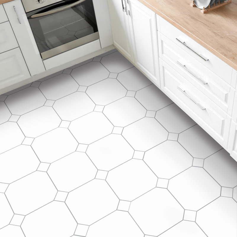Monocor Octagon 12-1 / 4 po X 12 1/4 po Carreau de céramique pour plancher et mur