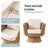 Maitea 36"W Coastal Rattan Swivel Barrel Chair with Removable Cushions Set of 4