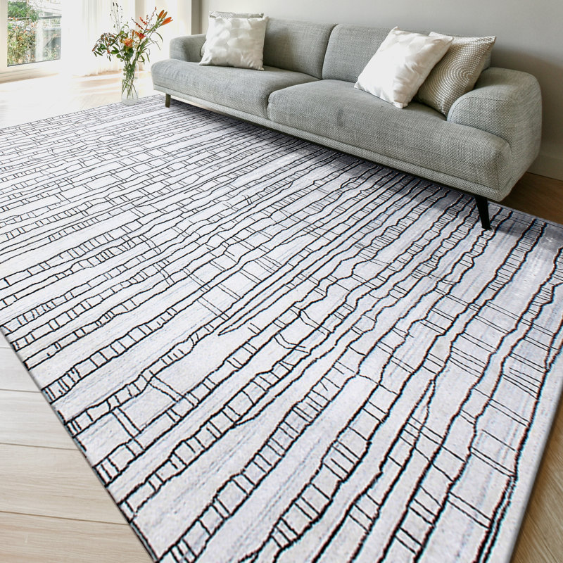 Abstract Area Rug, Rectangle 9' x 12'