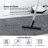 Runner Rug Hallway Non Slip Rubber Back Custom Size As Carpet Doormat Throw Rug Grey Striped-1605794367