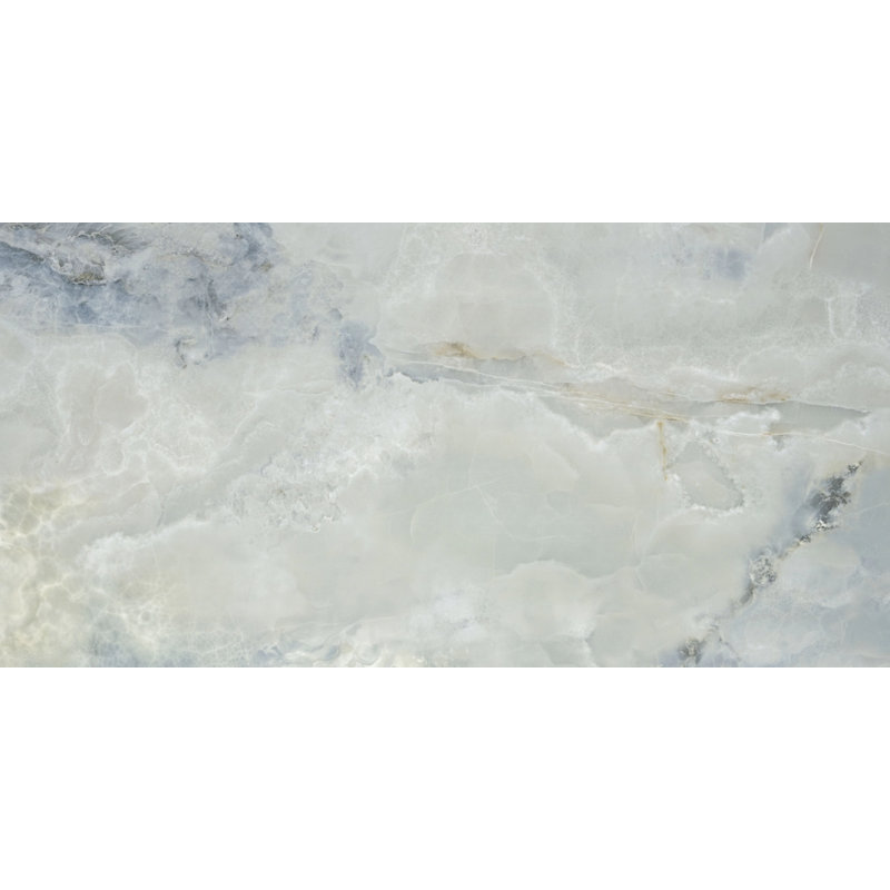 Taille du carreau de porcelaine rectifié Scarlet: 24 x 48 po, Bleu